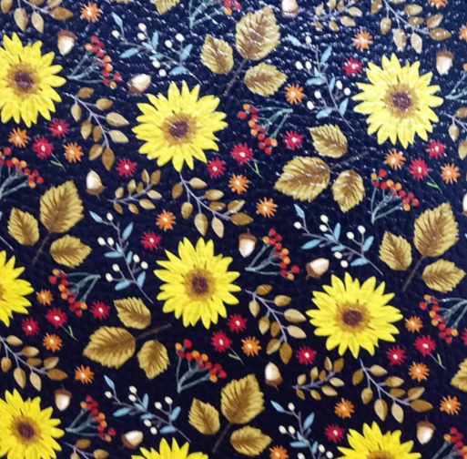 Sunflowers - 8*12 Inch Vinyl Backing Material