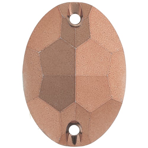 13*18 Metallic Resin Oval, Sew-on