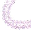 Crystal Lane DIY Rondelle 2 Strand 7in, 8x10mm, Transparent Pink AB