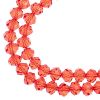 Crystal Lane DIY Rondelle 2 Strand 7in, 8x10mm, Transparent Red