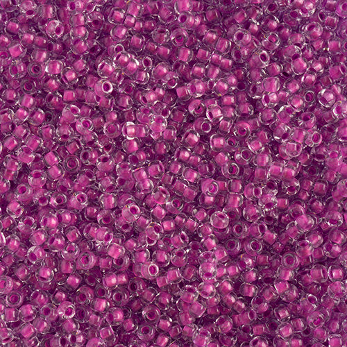 11/0 Preciosa Seed Crystal C/L Neon Purple