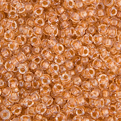 11/0 Miyuki Seed Beads Crystal Sparkling Metallic Gold Lined