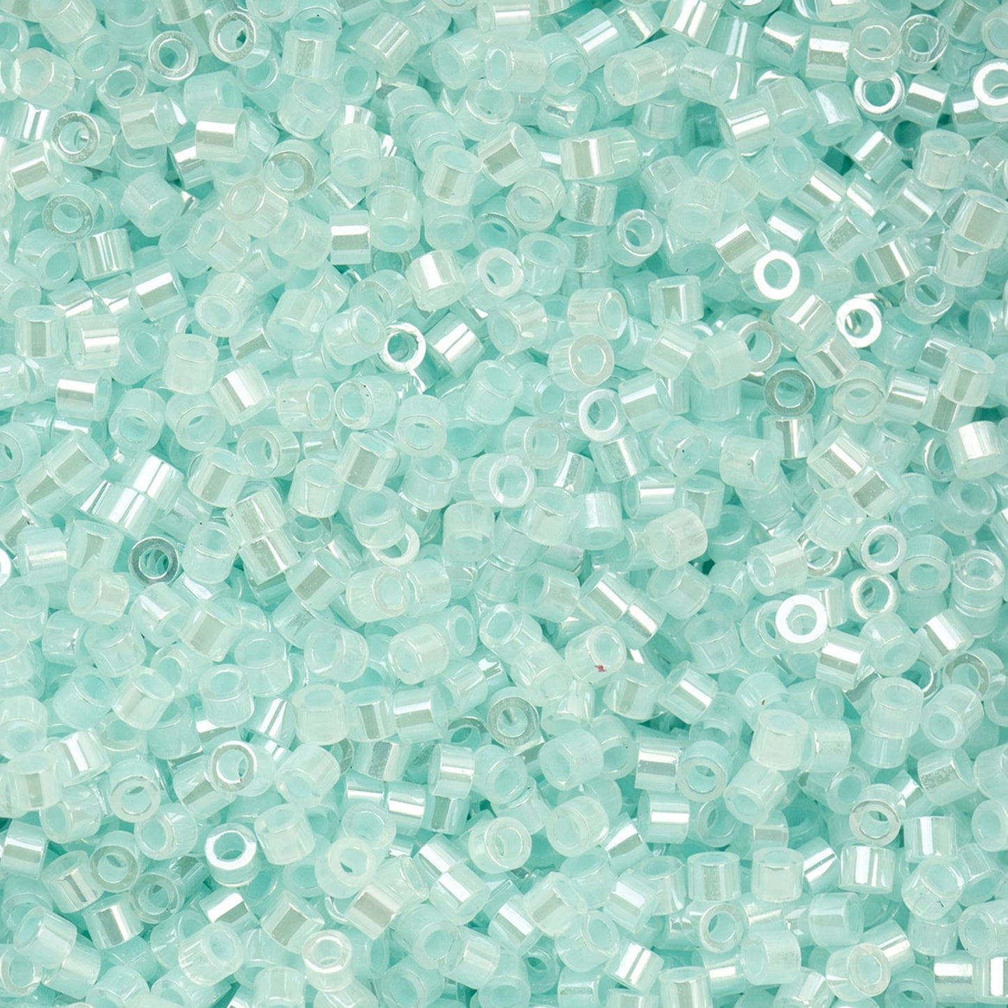 11/0 Cylin Bead, 25g Bag, Light Crystal Aqua Ceylon