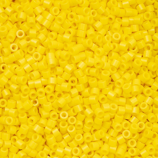 11/0 Cylin Bead, 25g Bag, Opaque Yellow