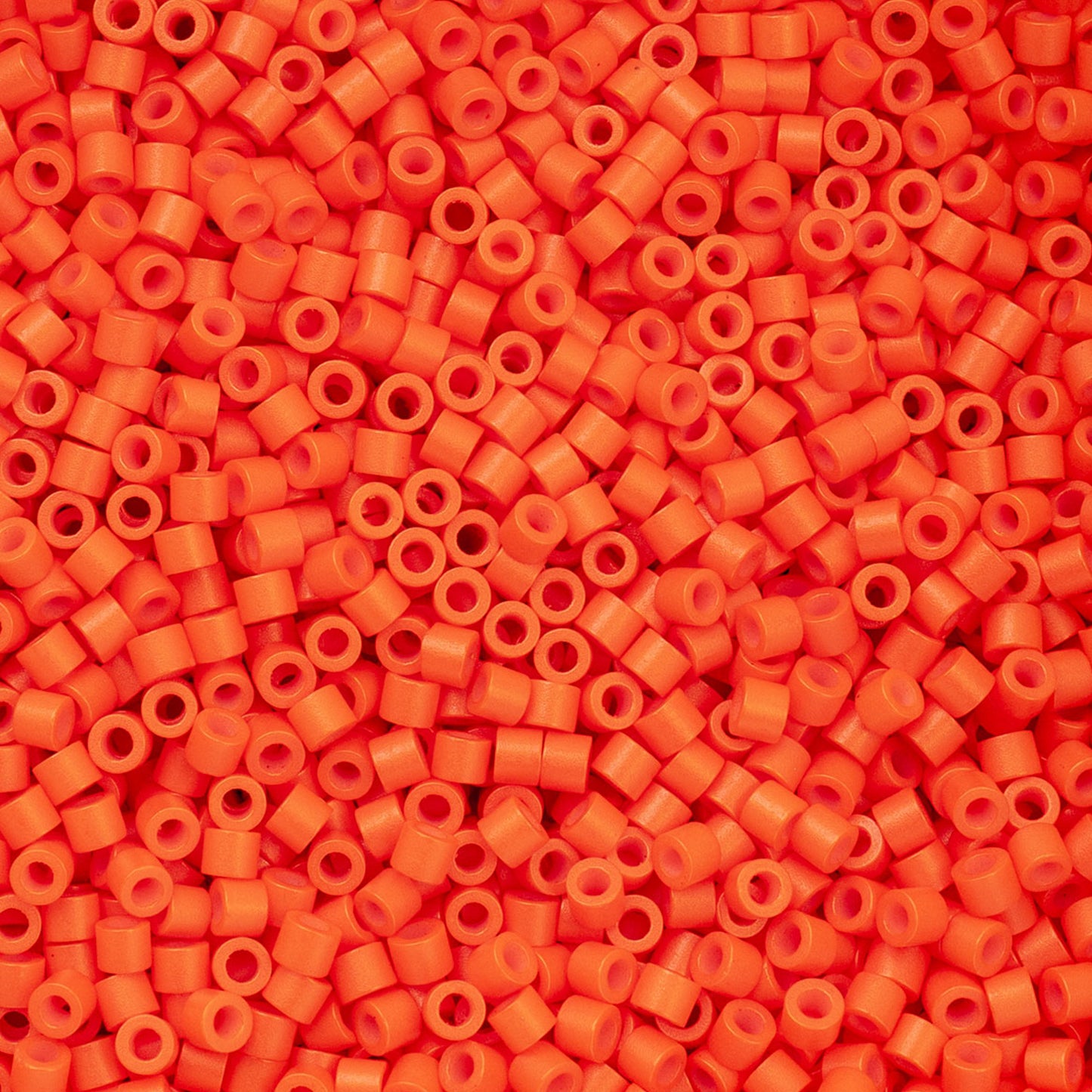 11/0 Cylin Bead, 25g Bag, Opaque Orange