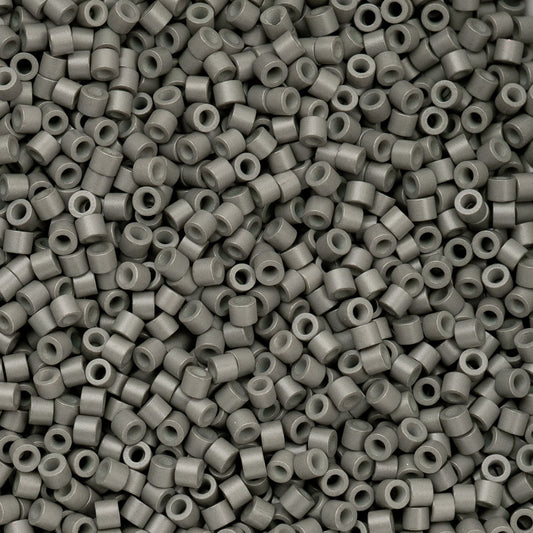 11/0 Cylin Bead, 25g Bag, Opaque Grey