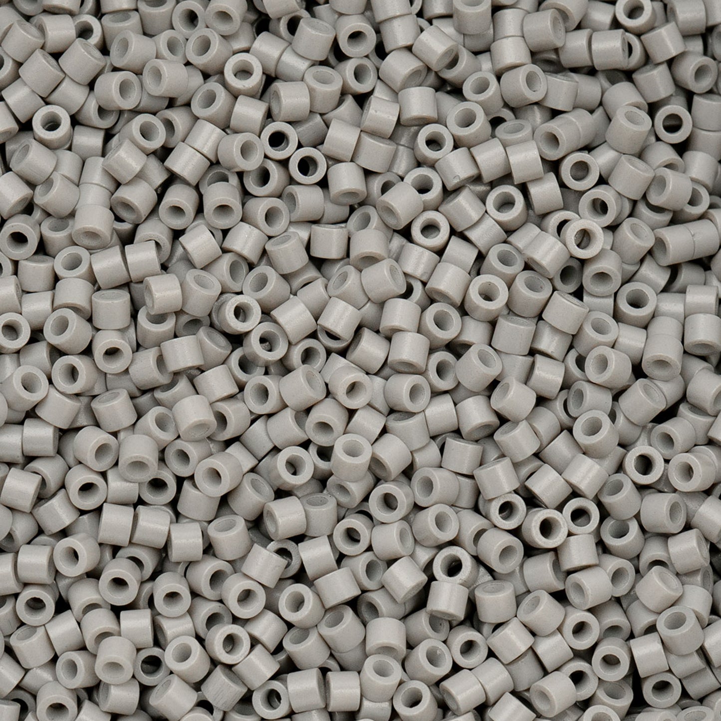 11/0 Cylin Bead, 25g Bag, Opaque Dove Grey