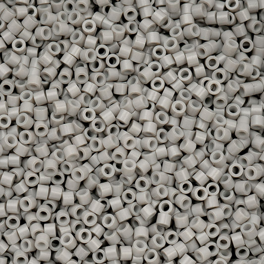 11/0 Cylin Bead, 25g Bag, Opaque Dove Grey