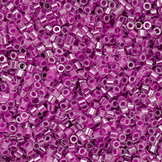 11/0 Cylin Bead, 25g Bag, Grape Neon Color