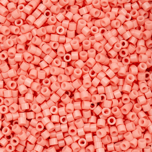 11/0 Cylin Bead, 25g Bag, Soft Coral Pink