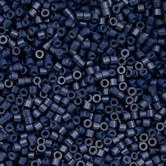 11/0 Cylin Bead, 25g Bag, Opaque Navy Blue