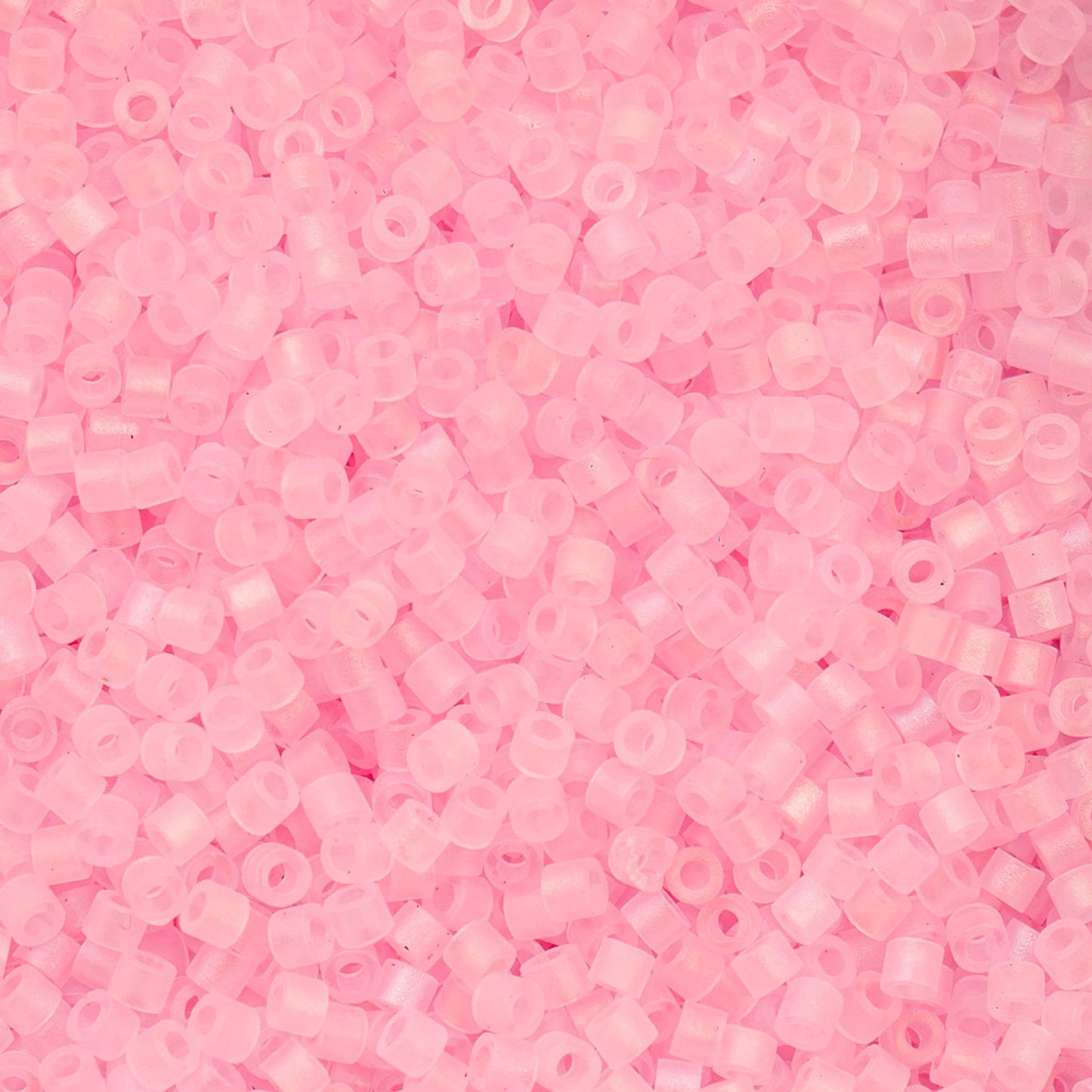 Cylin Bead 11/0 25g Bag, Matte Macaron AB - Dark Pink