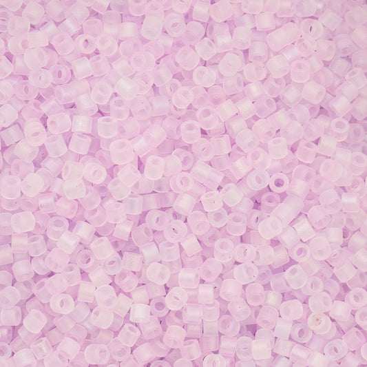 Cylin Bead 11/0 25g Bag, Matte Macaron AB - Lilac Frost