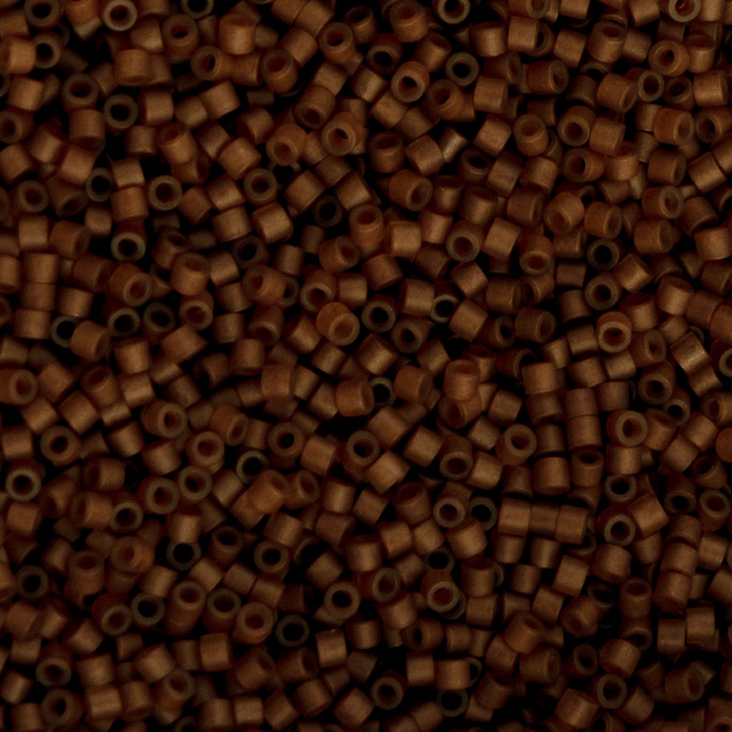 11/0 Cylin Bead, 25g Bag, Dark Brown