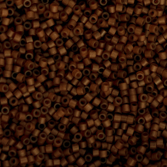 11/0 Cylin Bead, 25g Bag, Dark Brown