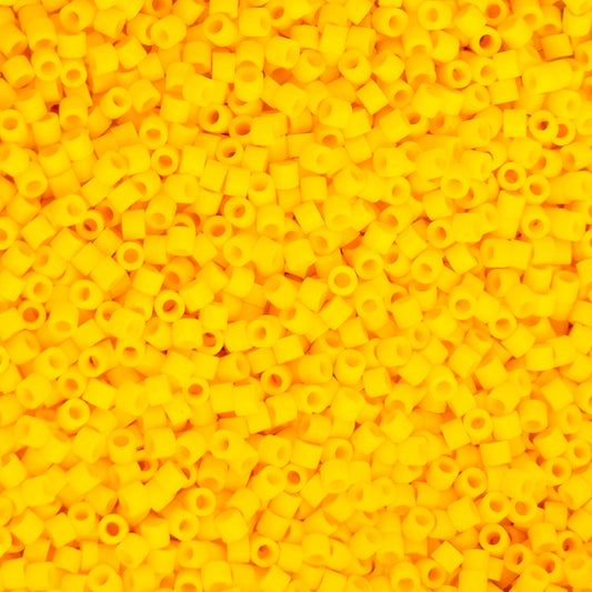 11/0 Cylin Bead, 25g Bag, Opaque Butterlight Matte