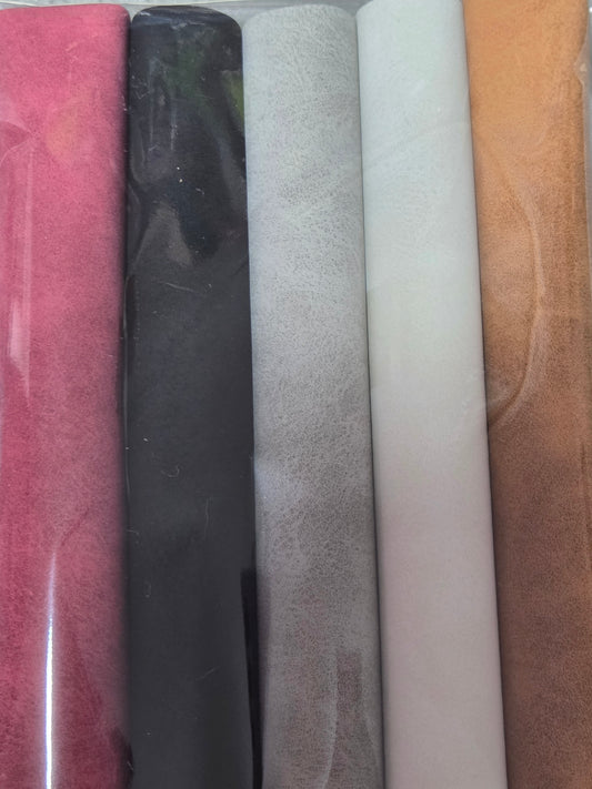 Faux Suede Backing Set