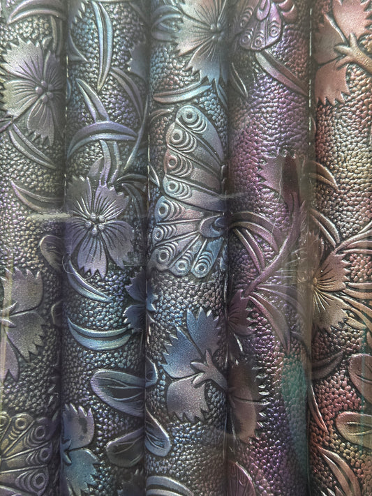 Embossed Butterfly Backing Set