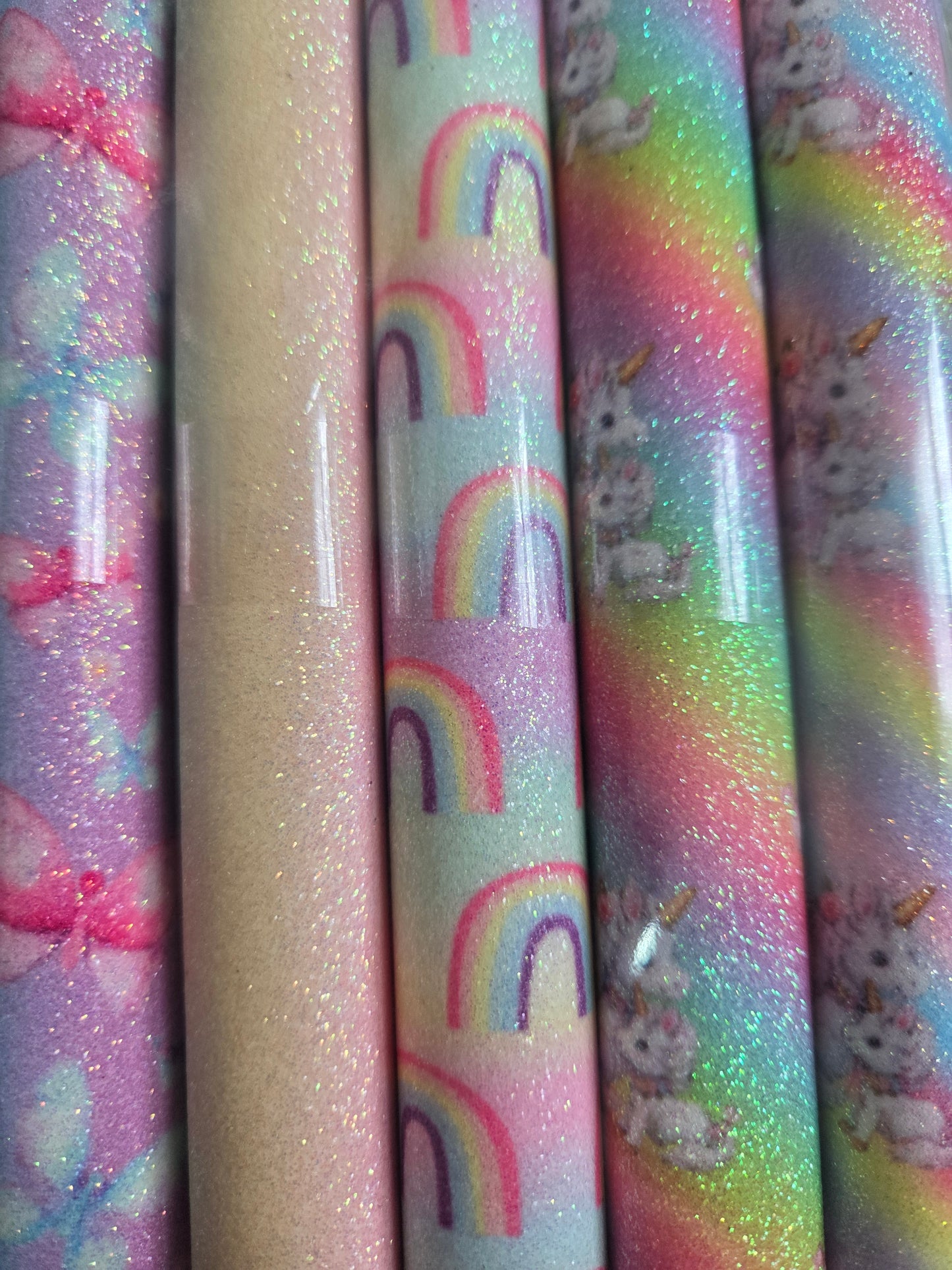 Rainbow Whimsy Backing Set