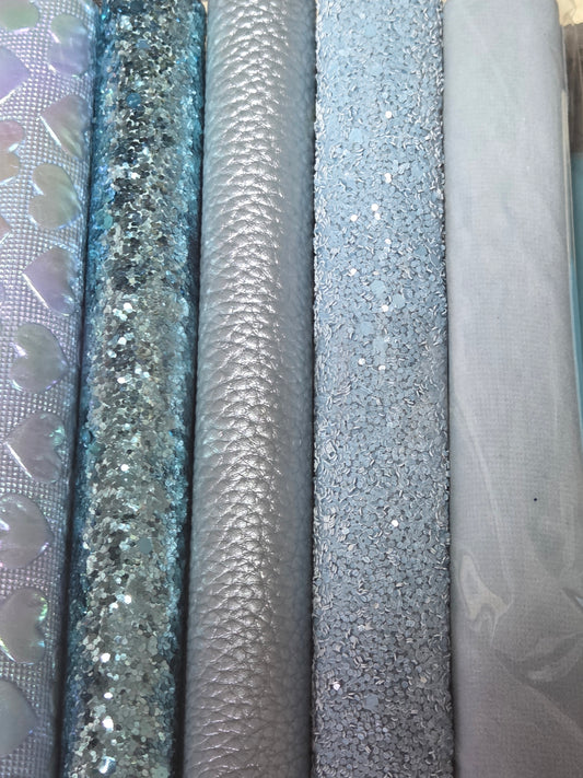 Blue Love Backing Set