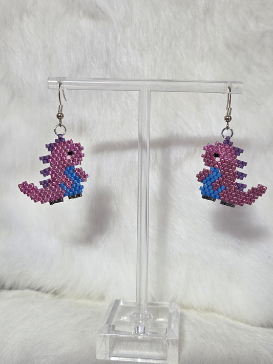 Purple and Blue T-rex