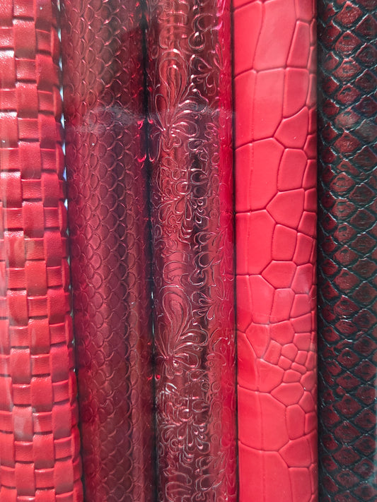 Red Backing Set
