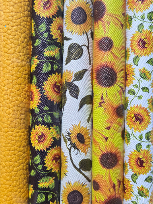 Sunflower Backing Set