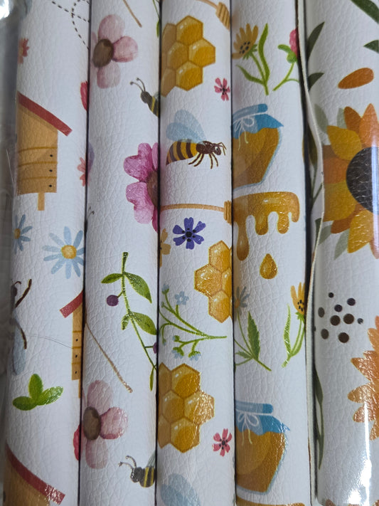 Honey Bee Backing Set