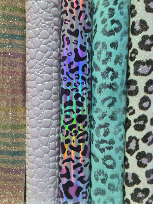 Shiny Leopard Backing Set