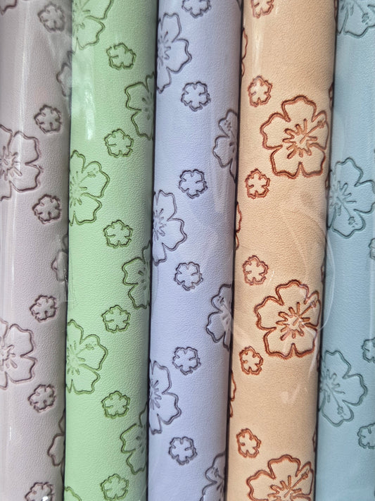 Hibiscus Backing Set